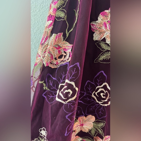 Anthropologie ICE embroidered dress size medium - Picture 2 of 6